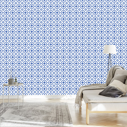 Wallpaper Abstract Ornaments In Retro Style
