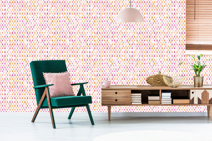 Wallpaper Retro Style Triangles
