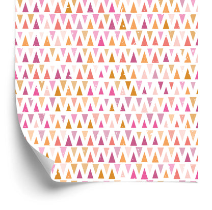 Wallpaper Retro Style Triangles