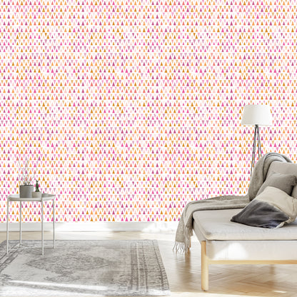 Wallpaper Retro Style Triangles