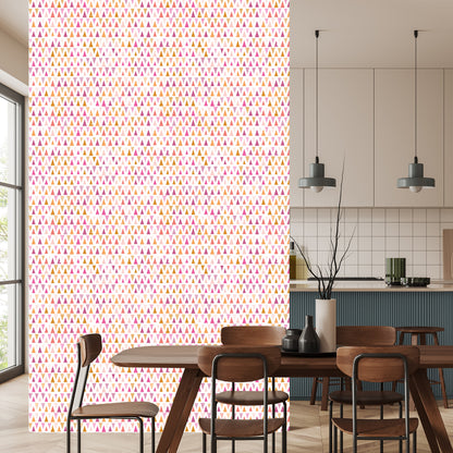 Wallpaper Retro Style Triangles
