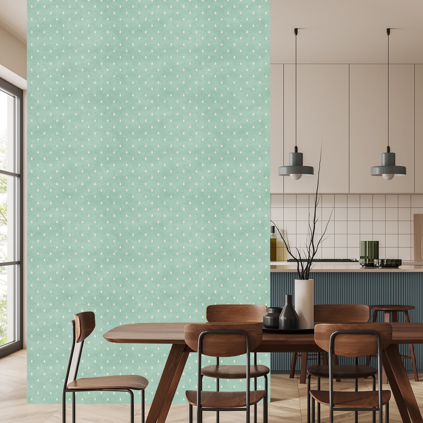Wallpaper Drops In Retro Style