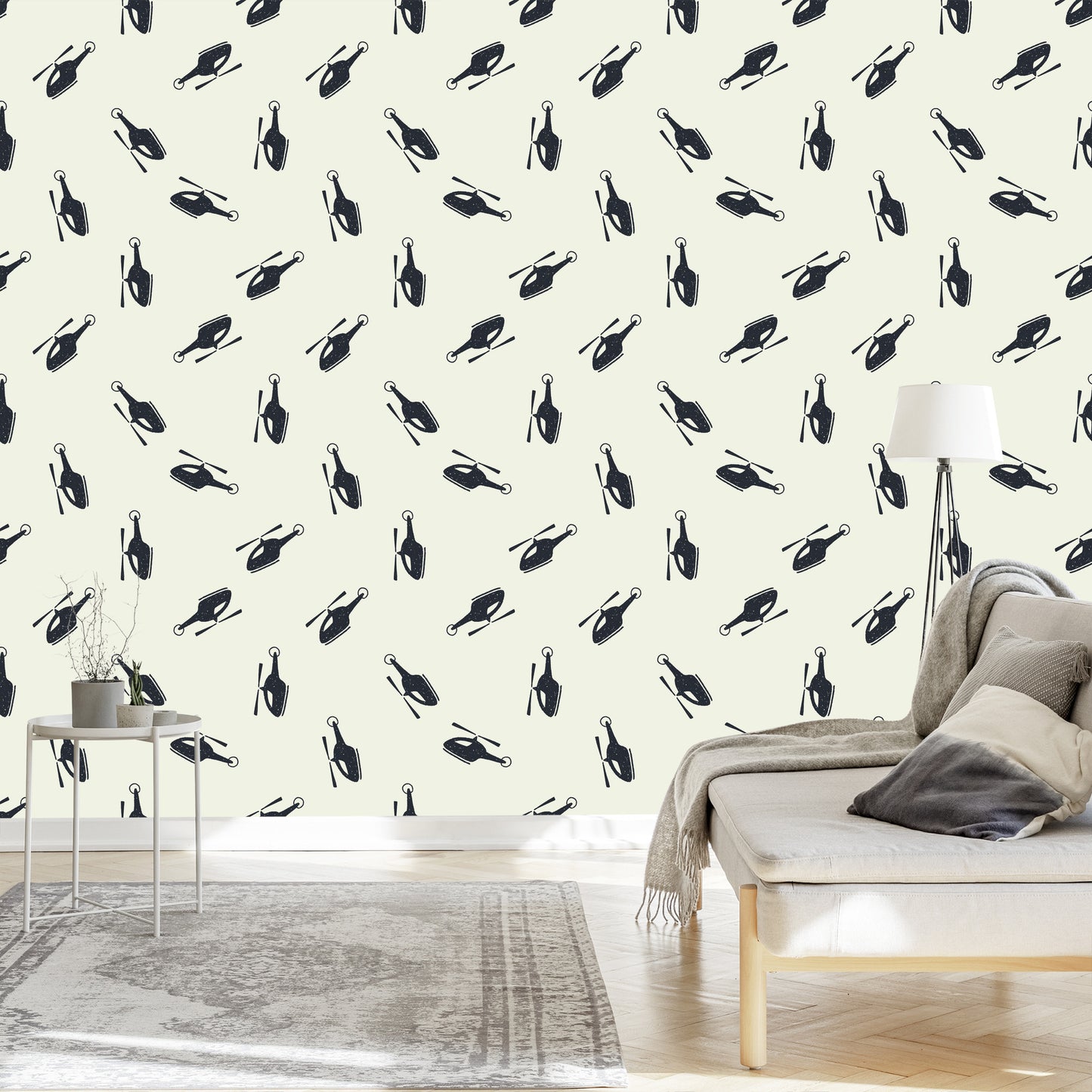 Wallpaper Minimalist Helicopters