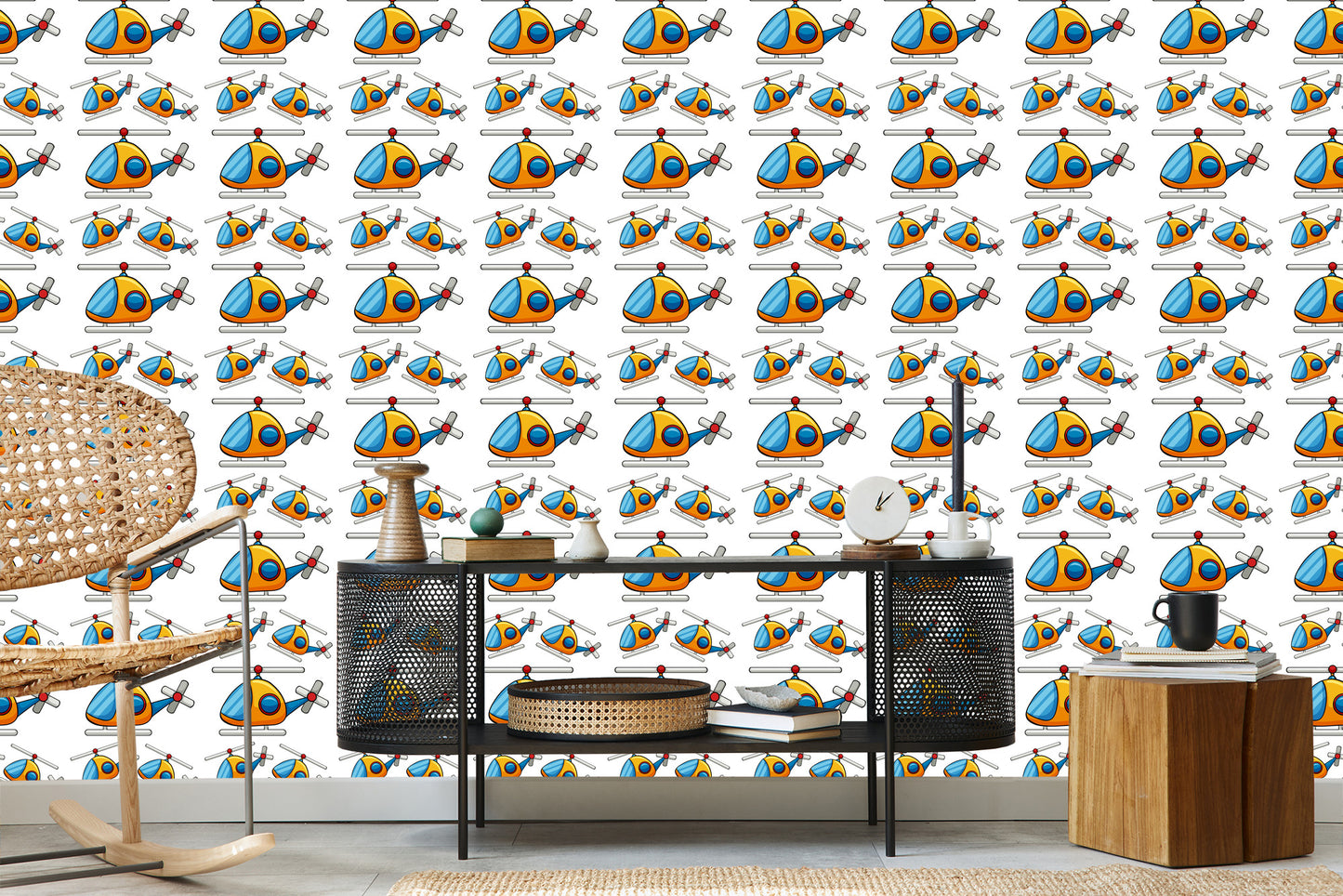 Wallpaper Fairytale Toy Helicopters