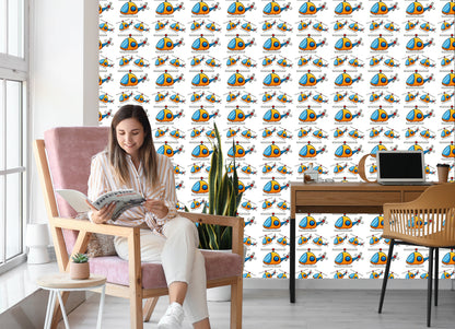 Wallpaper Fairytale Toy Helicopters