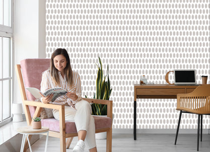 Wallpaper Modern Geometric Pattern