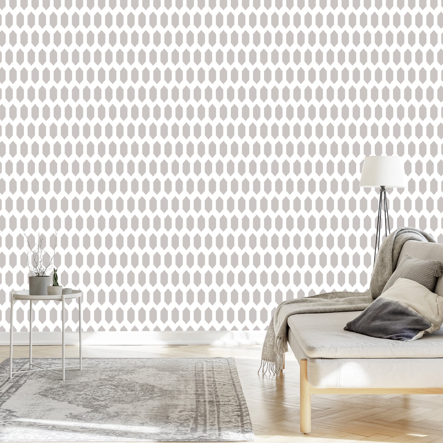 Wallpaper Modern Geometric Pattern