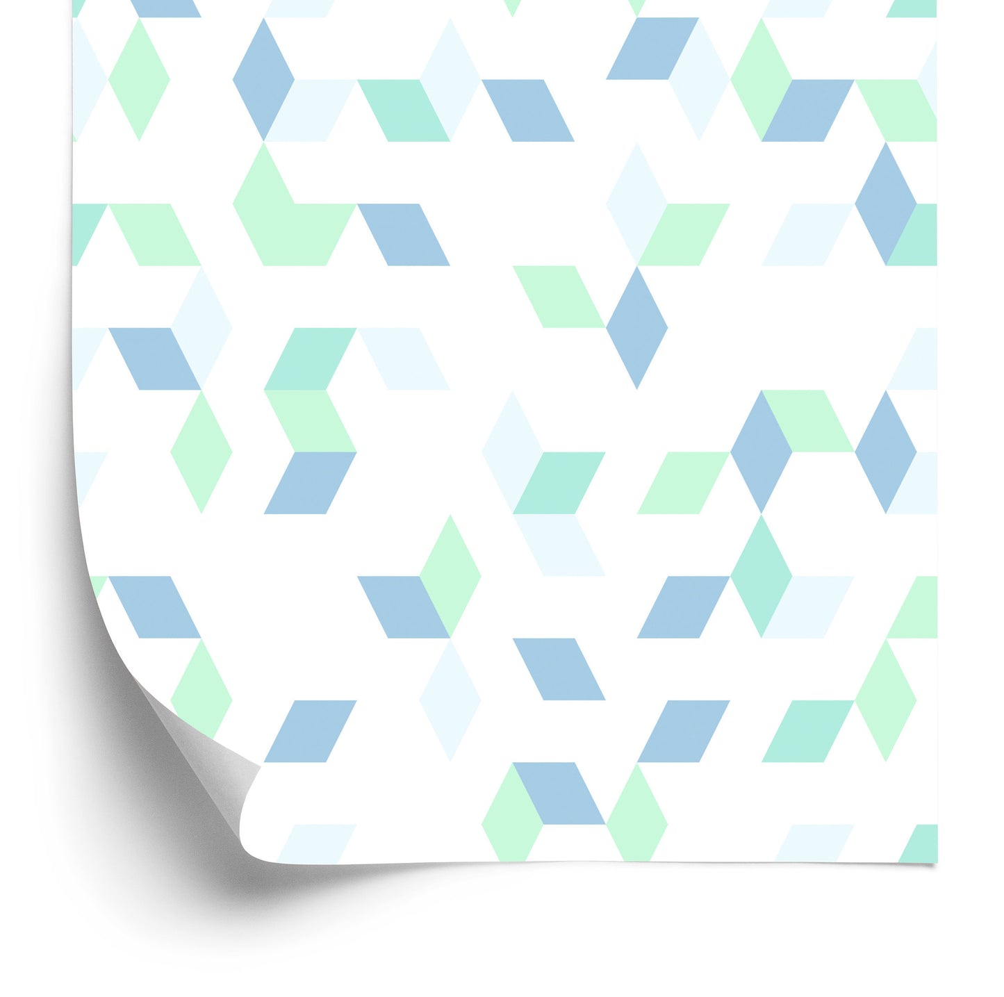 Wallpaper Colorful Geometric Pattern