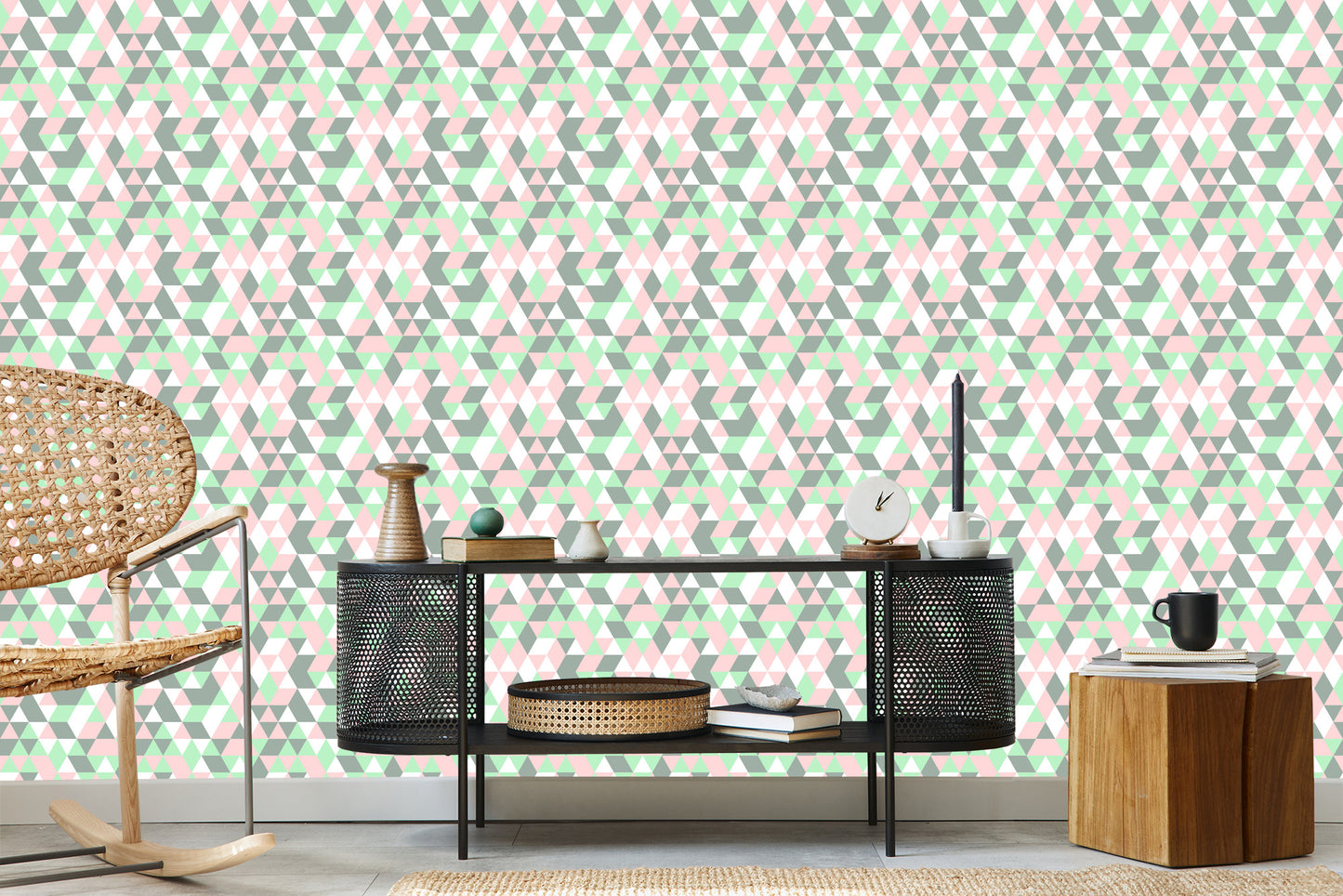 Wallpaper Geometric - Colorful