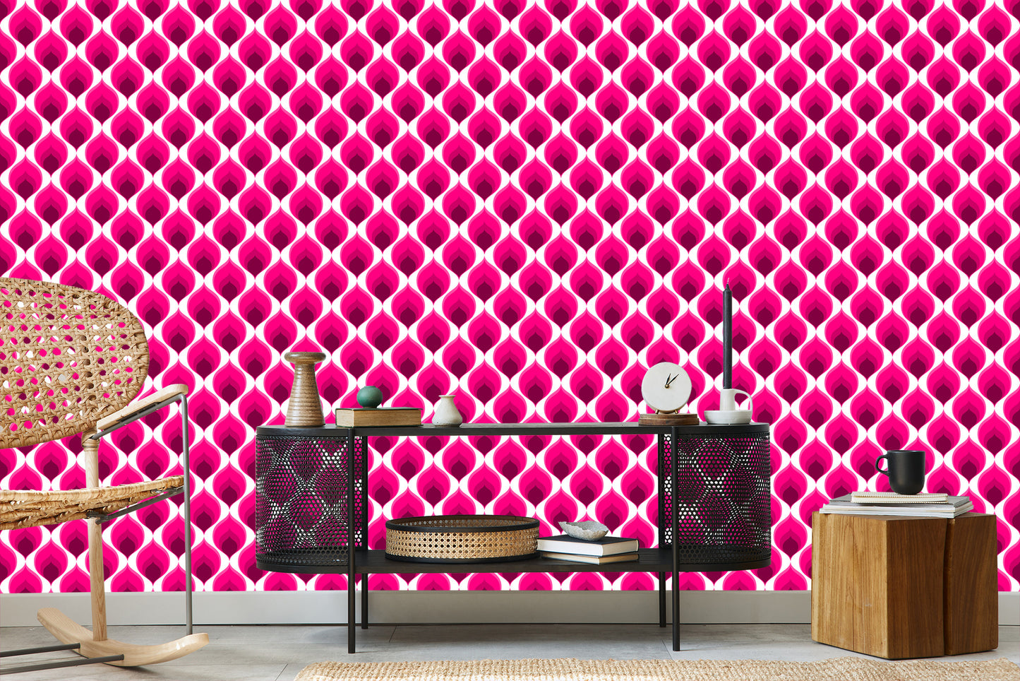 Wallpaper Beautiful Geometric Ornaments