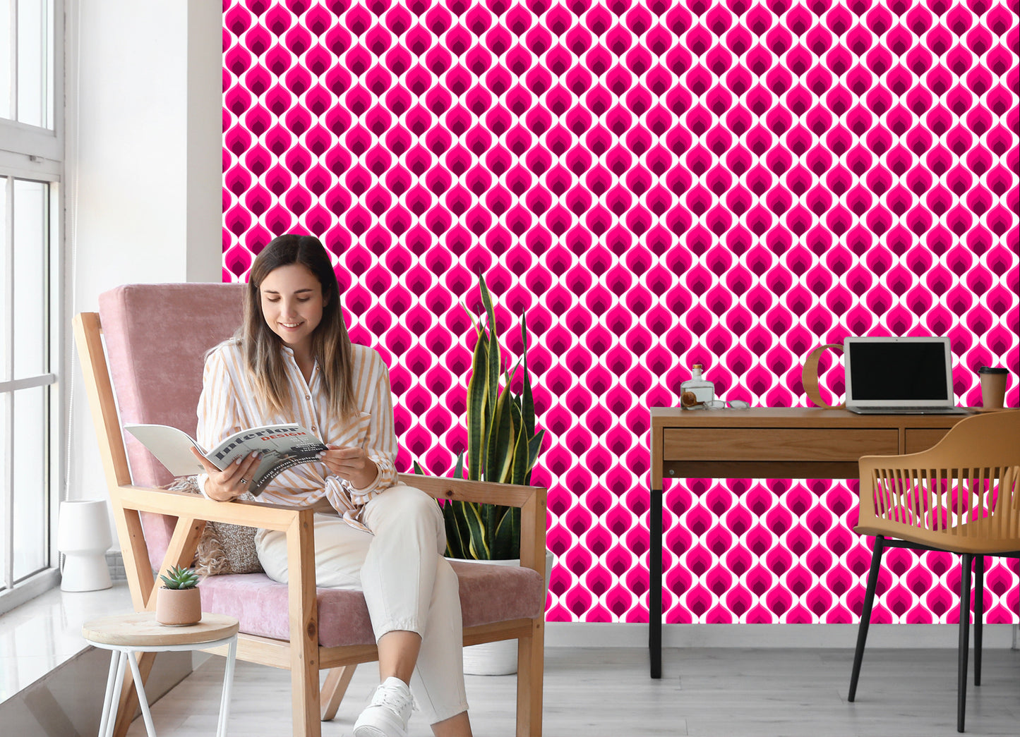Wallpaper Beautiful Geometric Ornaments