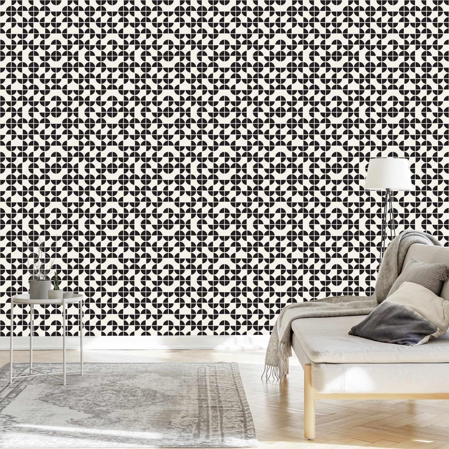 Wallpaper Modernist Geometric Pattern