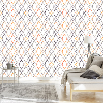 Wallpaper Colorful Geometric Patterns
