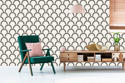 Wallpaper Geometric Flowers