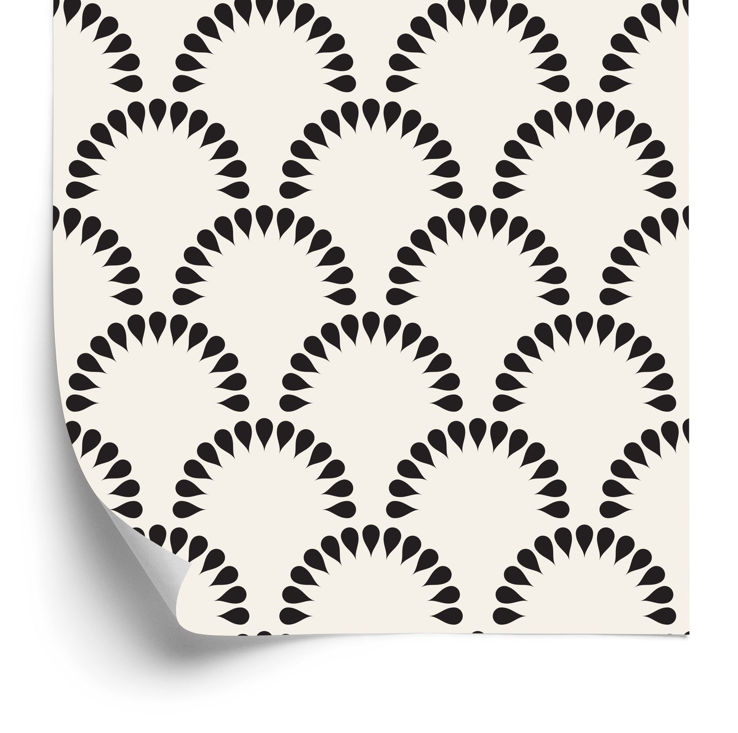 Wallpaper Geometric Flowers