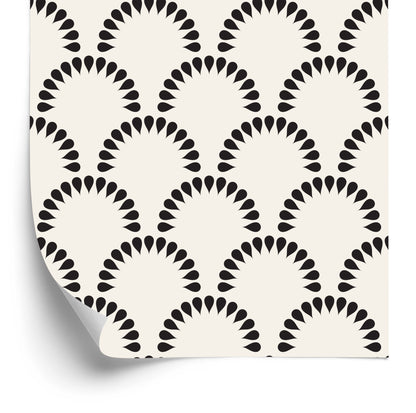 Wallpaper Geometric Flowers