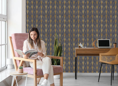 Wallpaper Modern Geometric Pattern