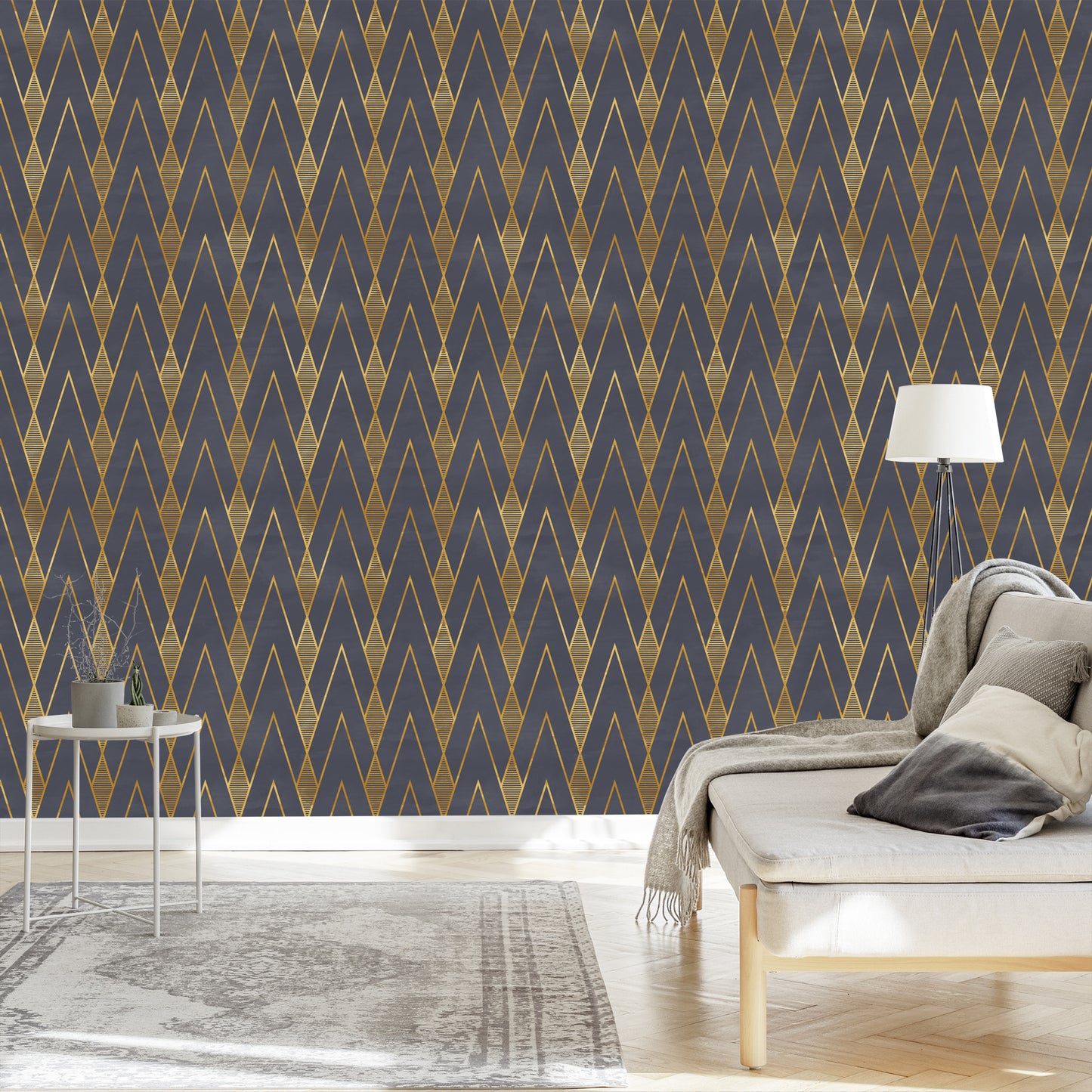 Wallpaper Modern Geometric Pattern