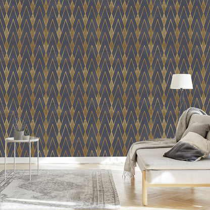 Wallpaper Modern Geometric Pattern