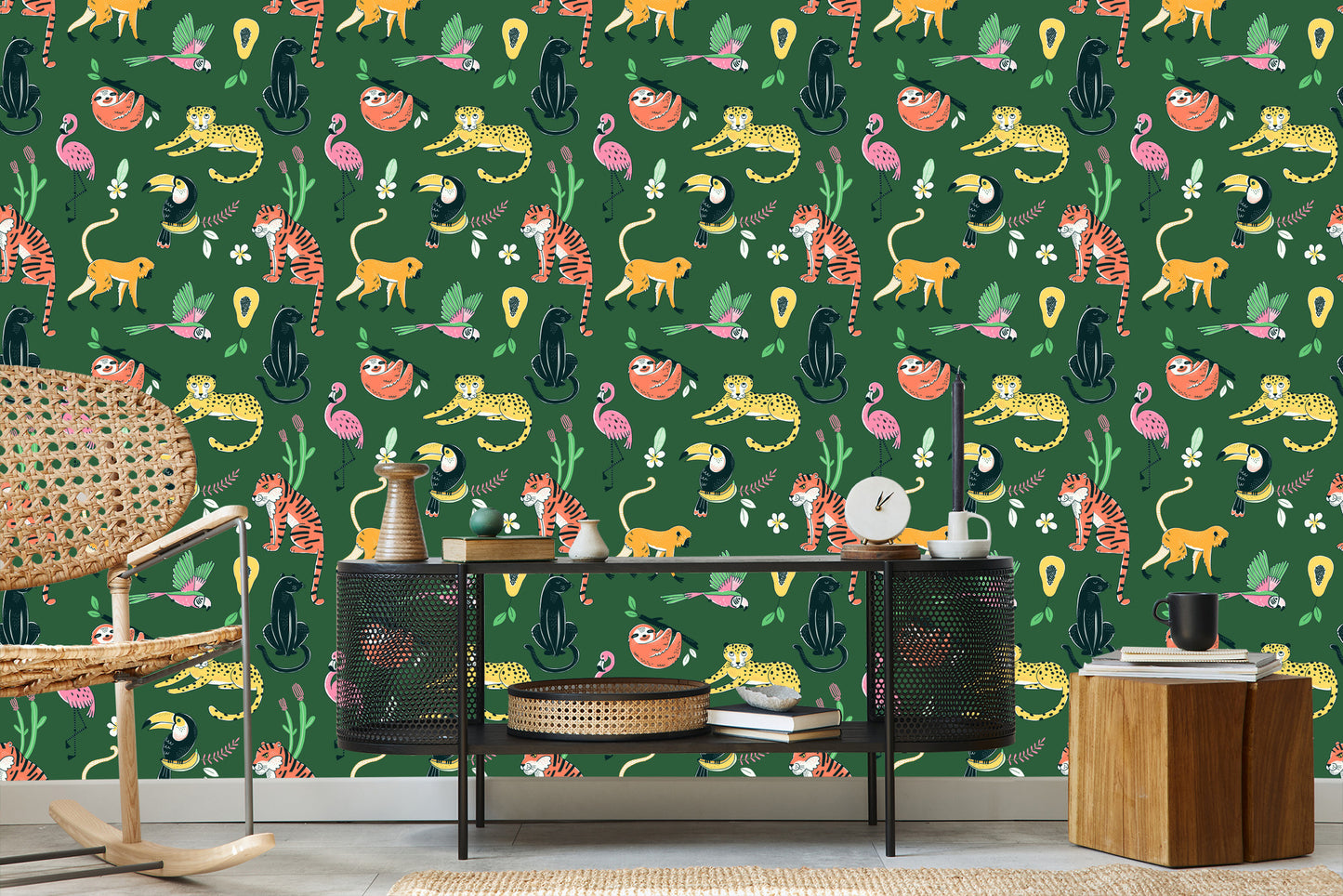 Wallpaper For Children - Wild Animals I.