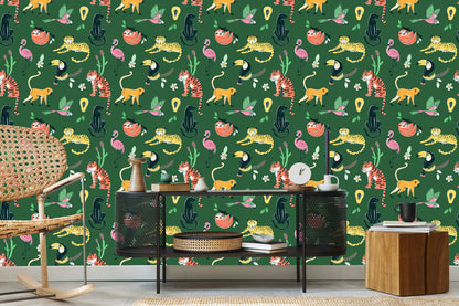 Wallpaper For Children - Wild Animals I.