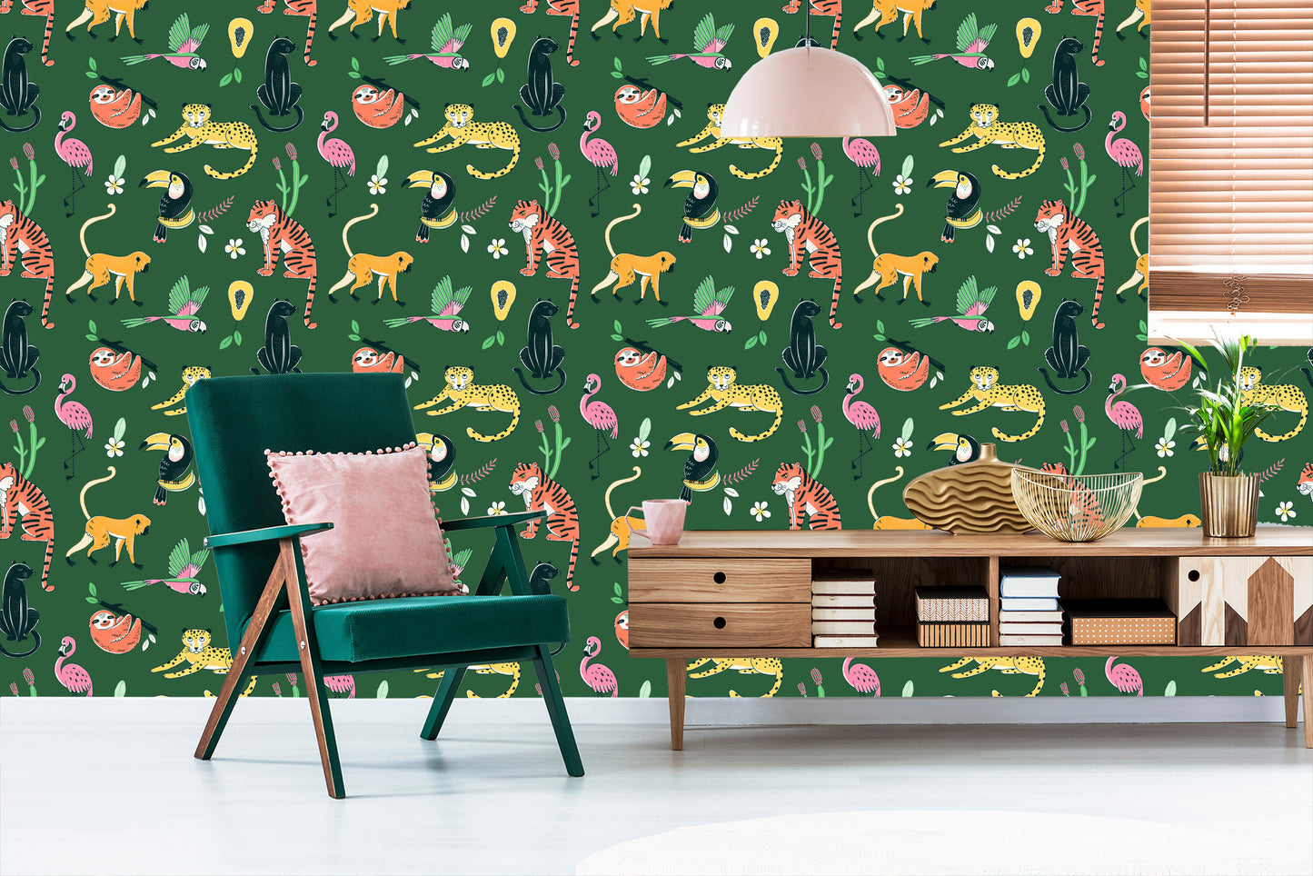 Wallpaper For Children - Wild Animals I.
