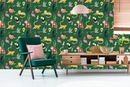 Wallpaper For Children - Wild Animals I.