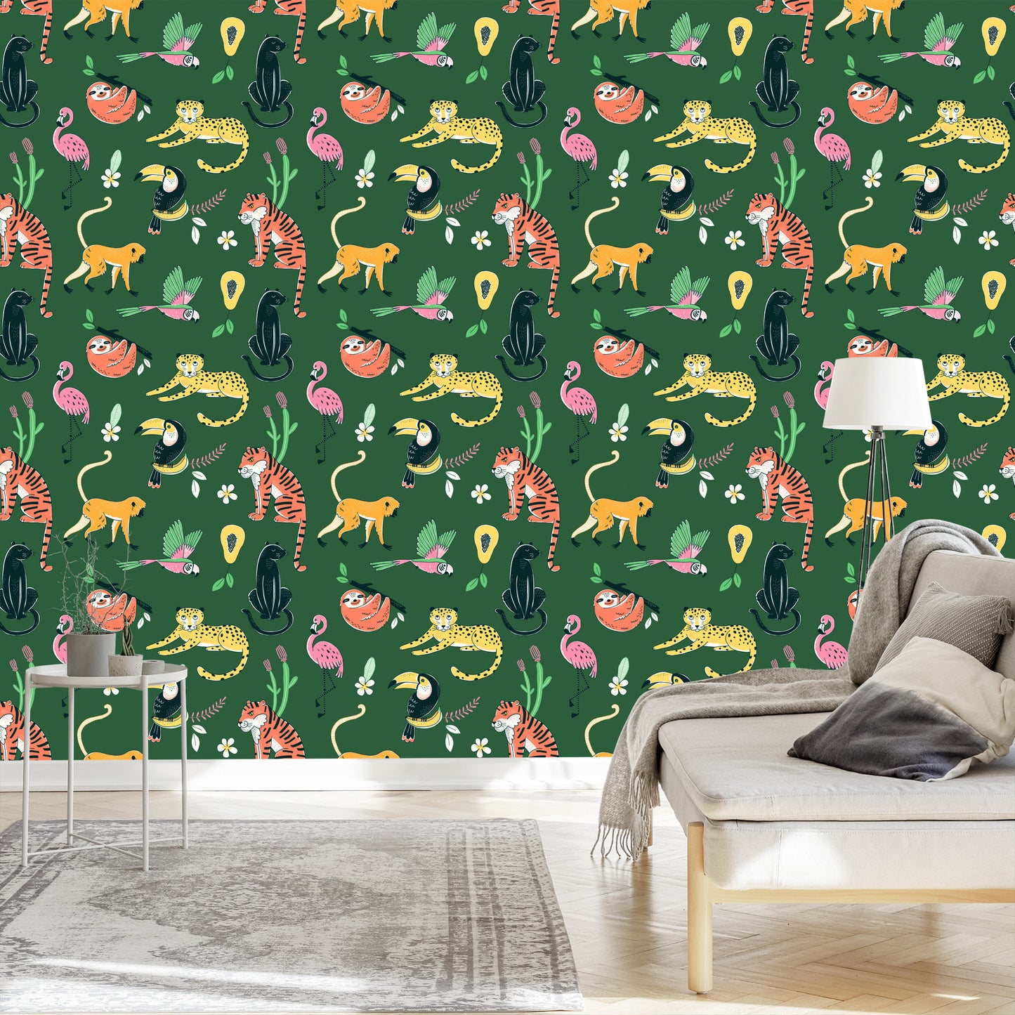 Wallpaper For Children - Wild Animals I.