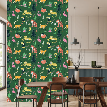 Wallpaper For Children - Wild Animals I.