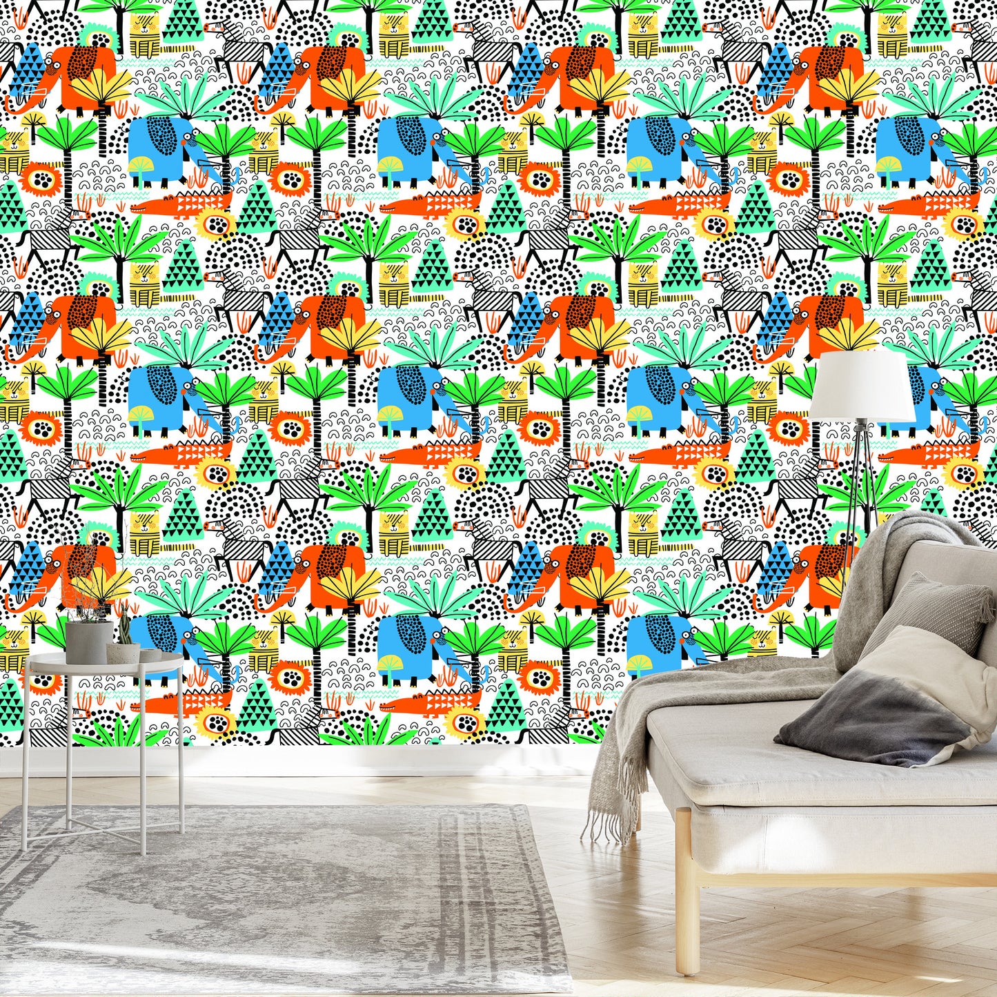 Wallpaper For Kids - Fun Safari Animals