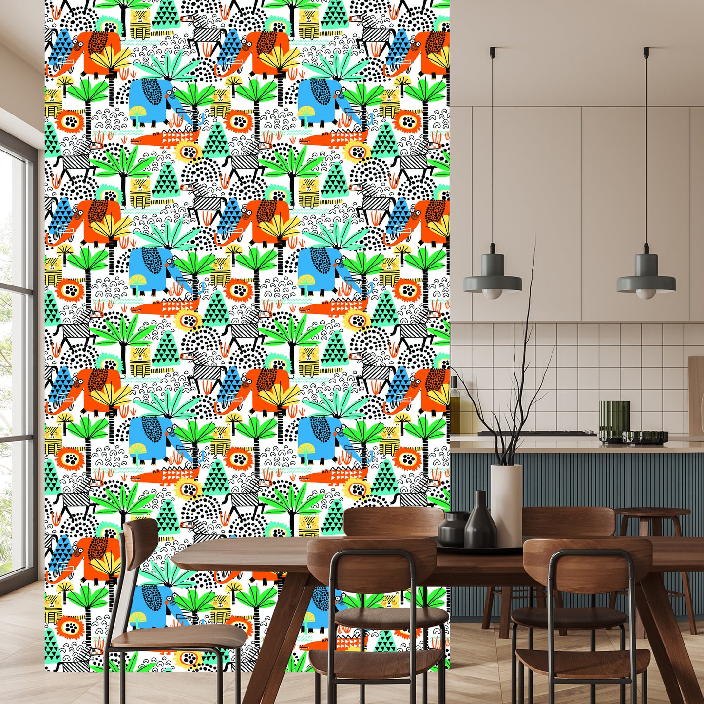 Wallpaper For Kids - Fun Safari Animals
