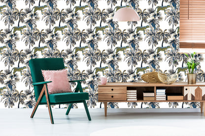Wallpaper Wild Cats And Palms