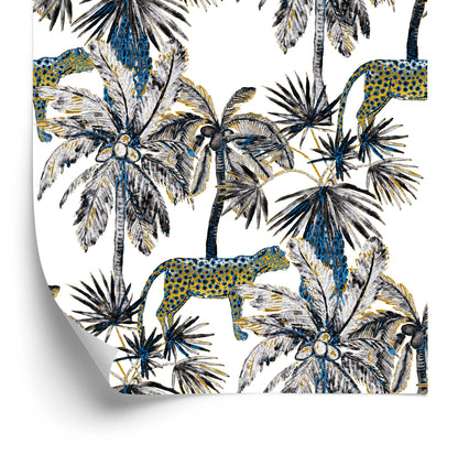 Wallpaper Wild Cats And Palms