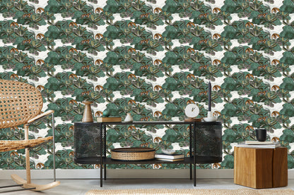 Wallpaper Tigers And Plants