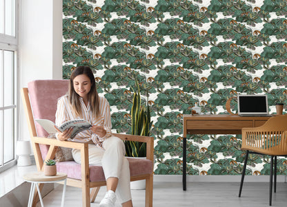 Wallpaper Tigers And Plants
