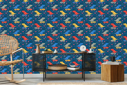 Wallpaper Skateboards Crocodiles For A Child's Room
