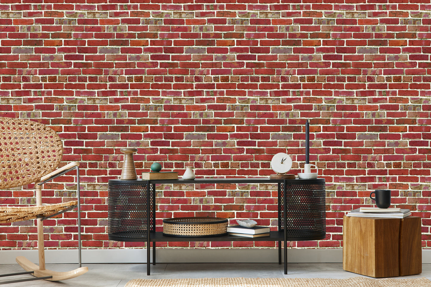 Wallpaper Brick-Wall 3D