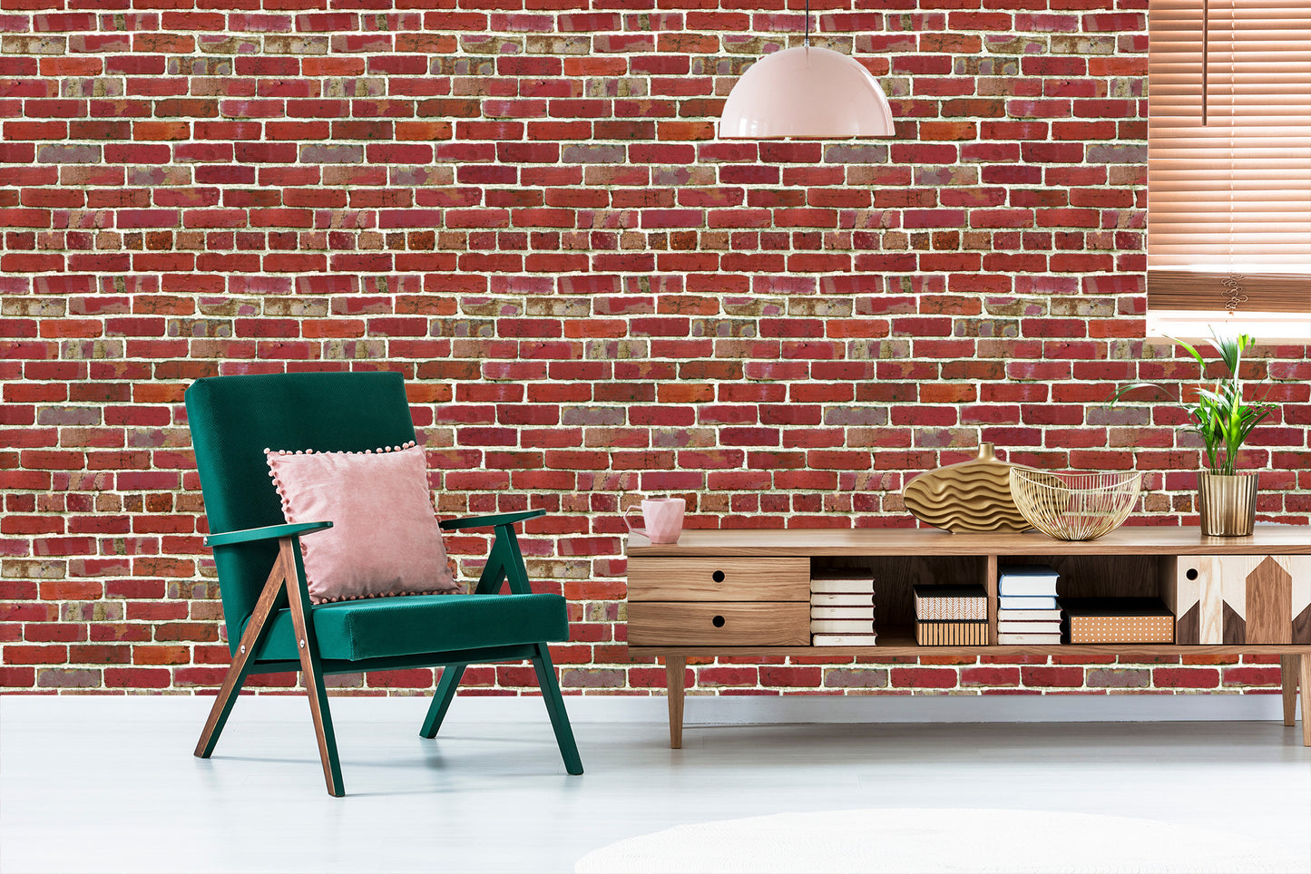 Wallpaper Brick-Wall 3D