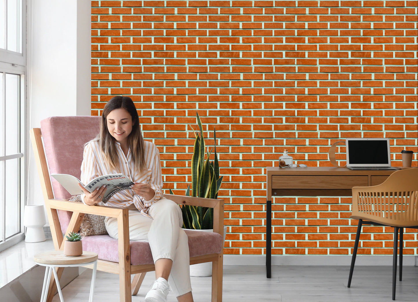 Wallpaper Brick 3D Effect