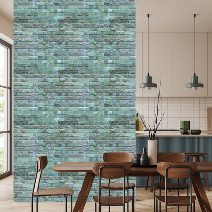 Wallpaper Colorful Bricks - 3D Effect