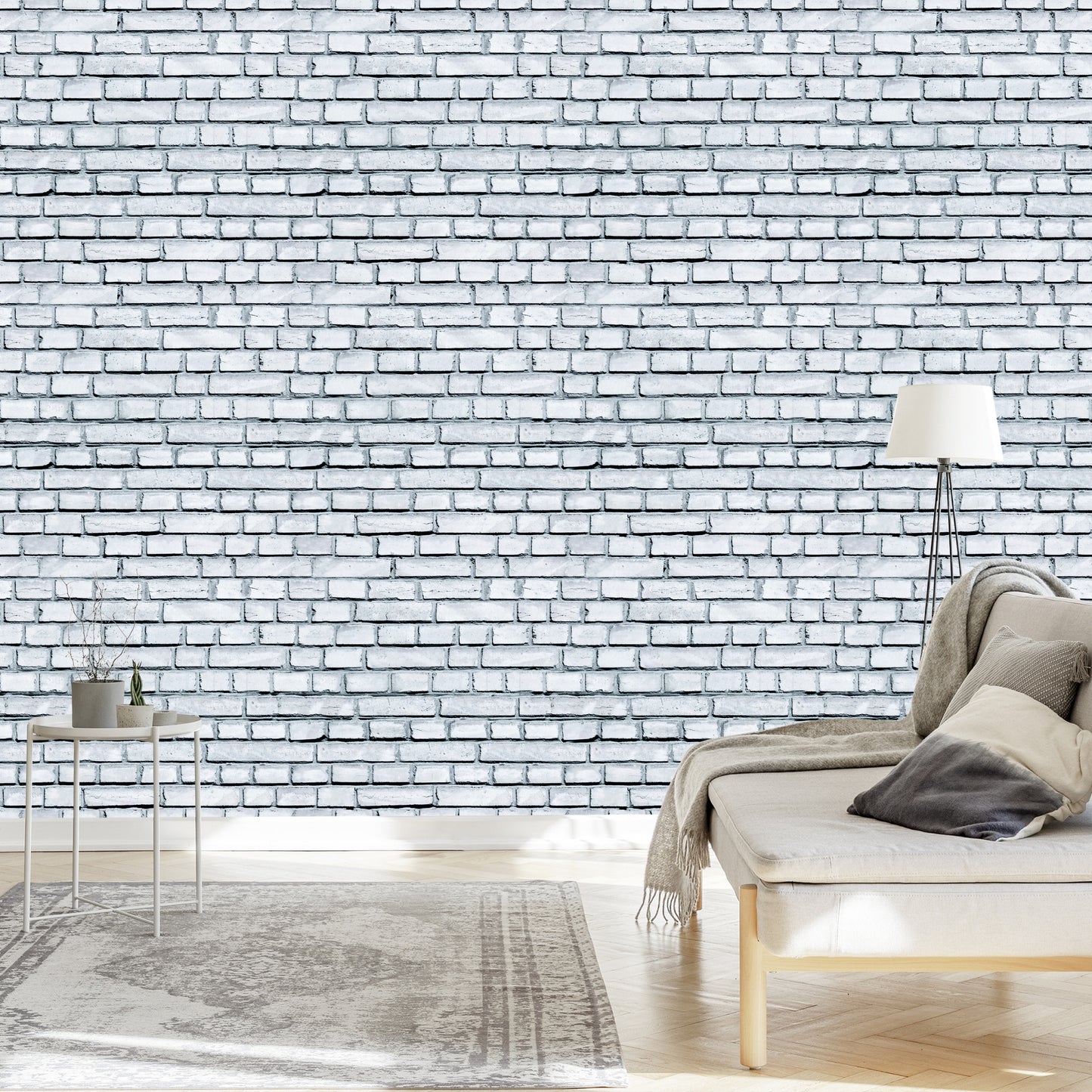 Wallpaper Bright Brick Wall