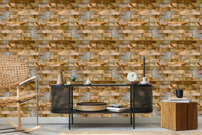 Wallpaper Decorative Stone Brick