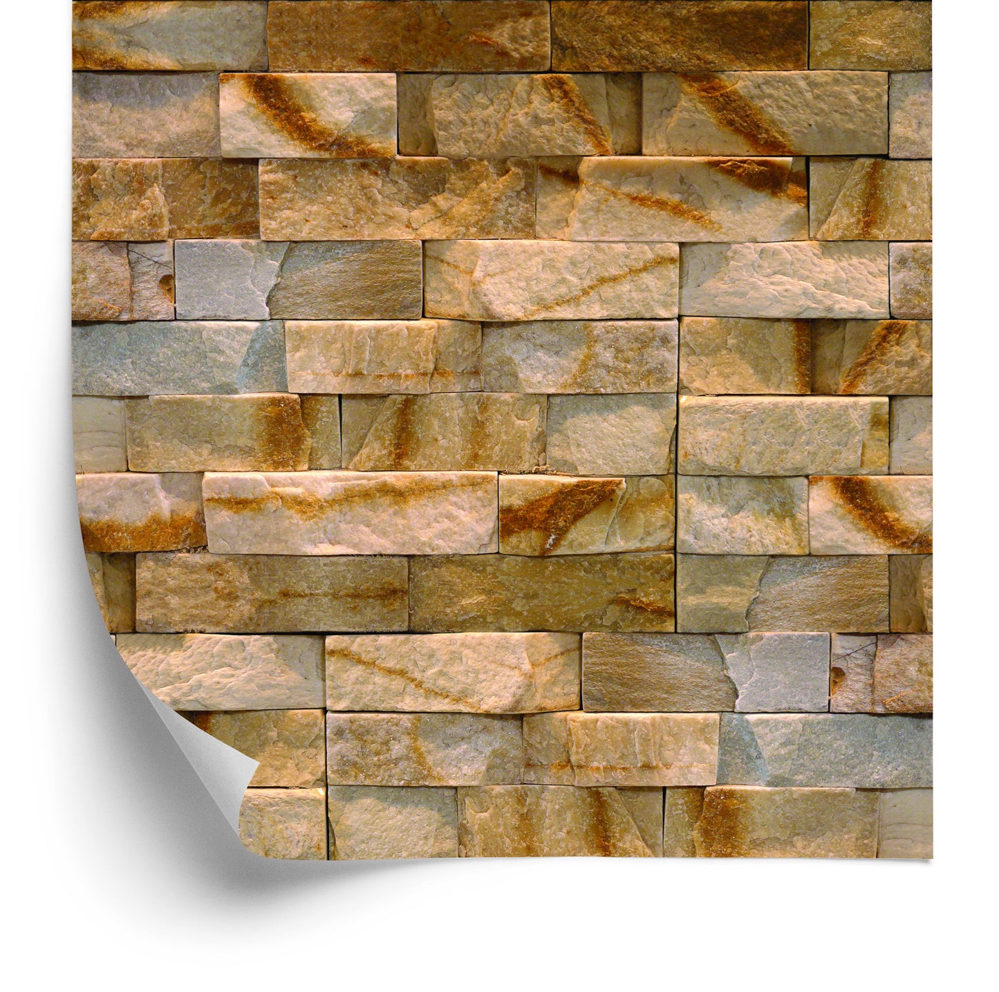 Wallpaper Decorative Stone Brick