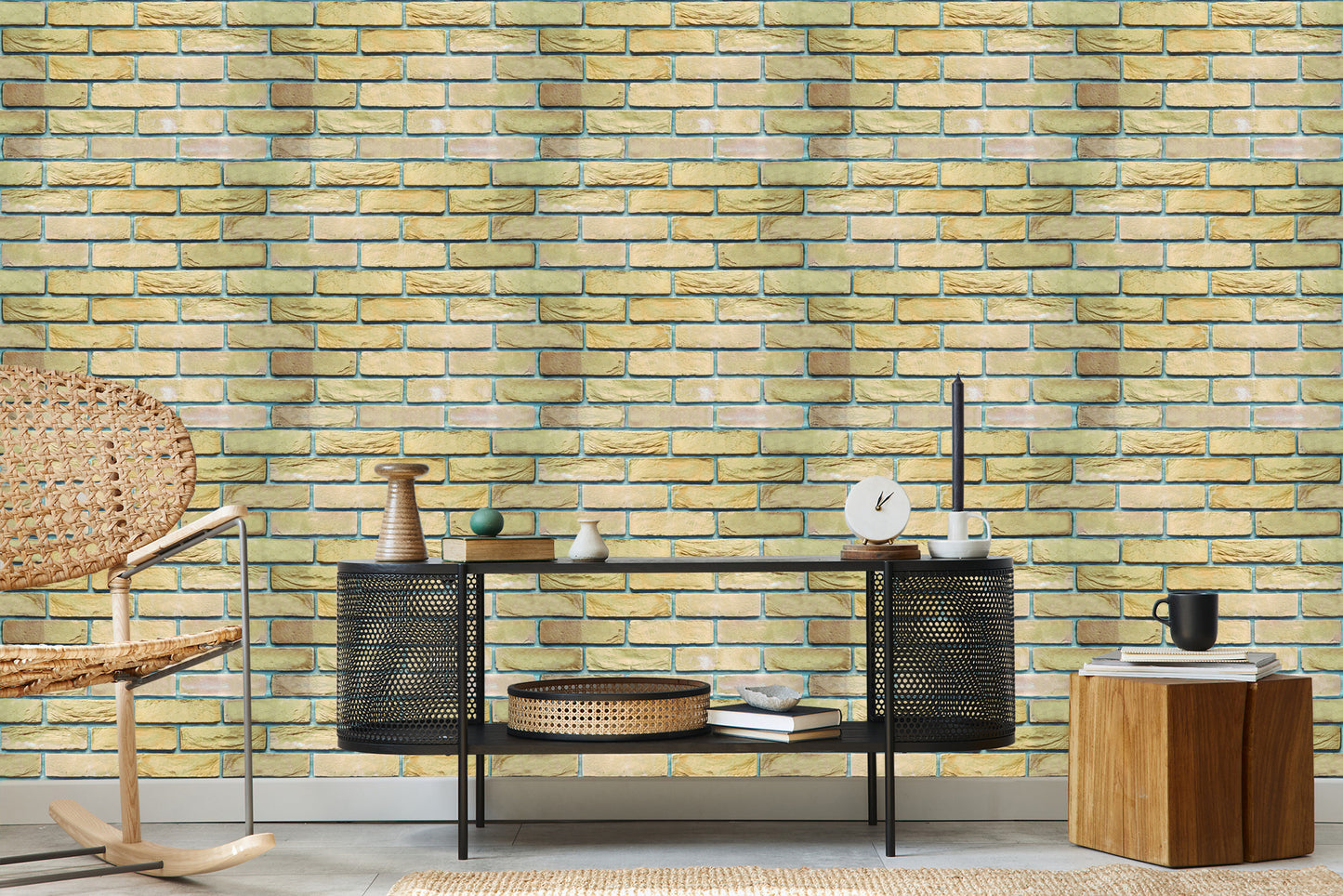 Wallpaper Bright Fashion Brick