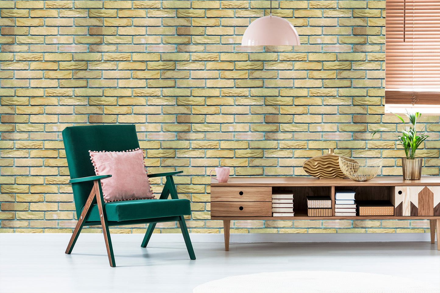 Wallpaper Bright Fashion Brick