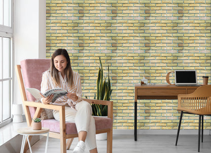 Wallpaper Bright Fashion Brick