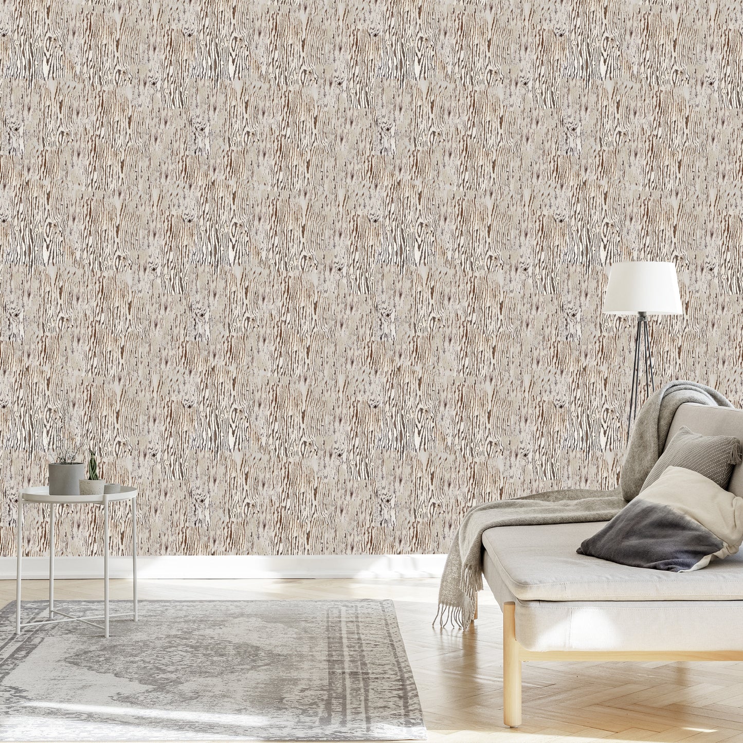 Wallpaper Fragile Bark Pattern