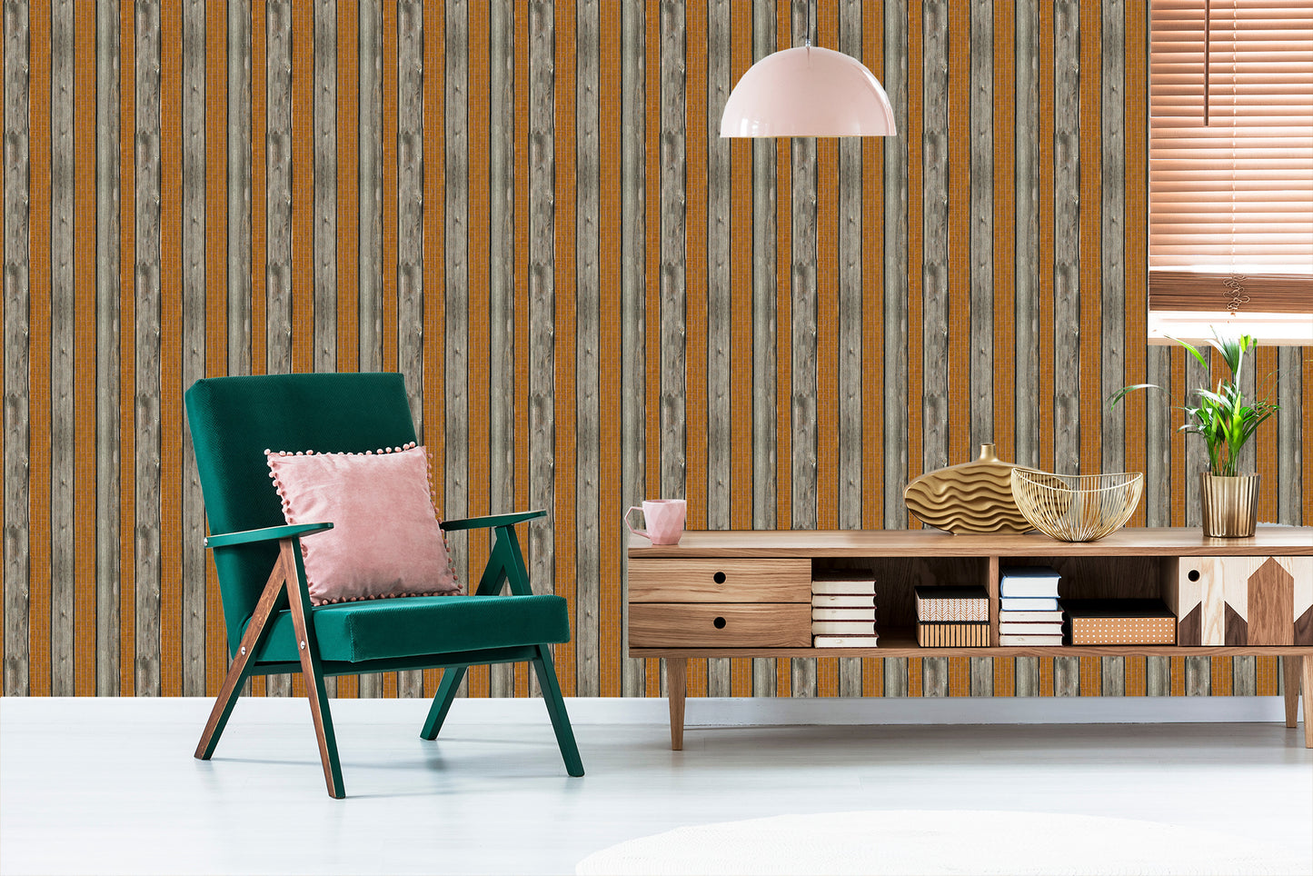 Wallpaper Wooden Boards
