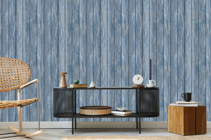 Wallpaper Wooden Planks Modern Pattern