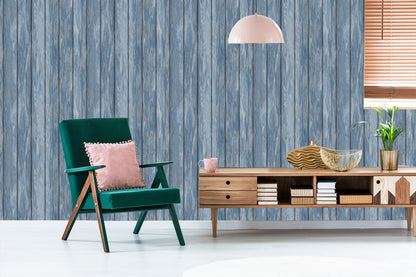 Wallpaper Wooden Planks Modern Pattern